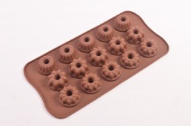Molde silicona 15 mini savarines
